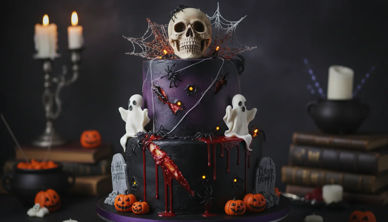 Bolo de Halloween: fotos e tutoriais assustadores