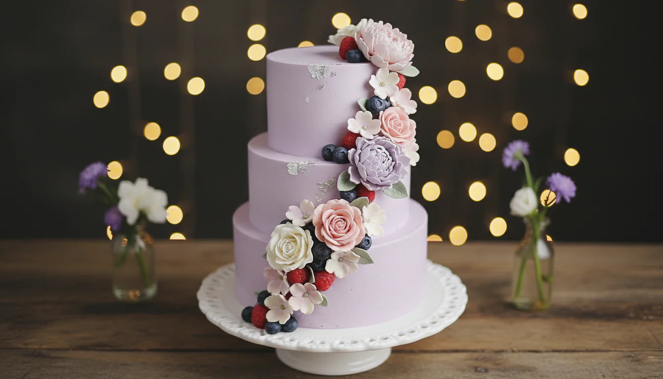 Bolo lilás: ideias delicadas de bolos apaixonantes