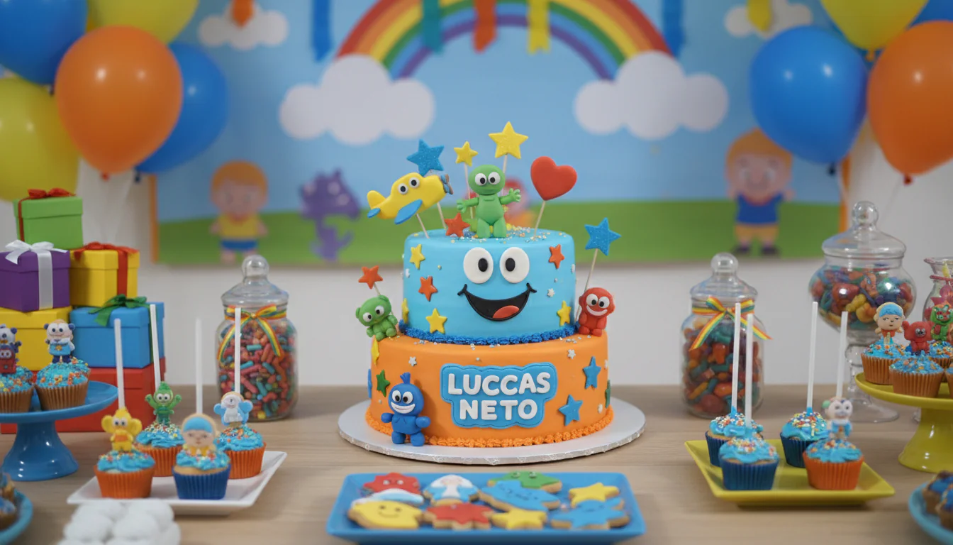 Bolo Luccas Neto: ideias deliciosas para criançada