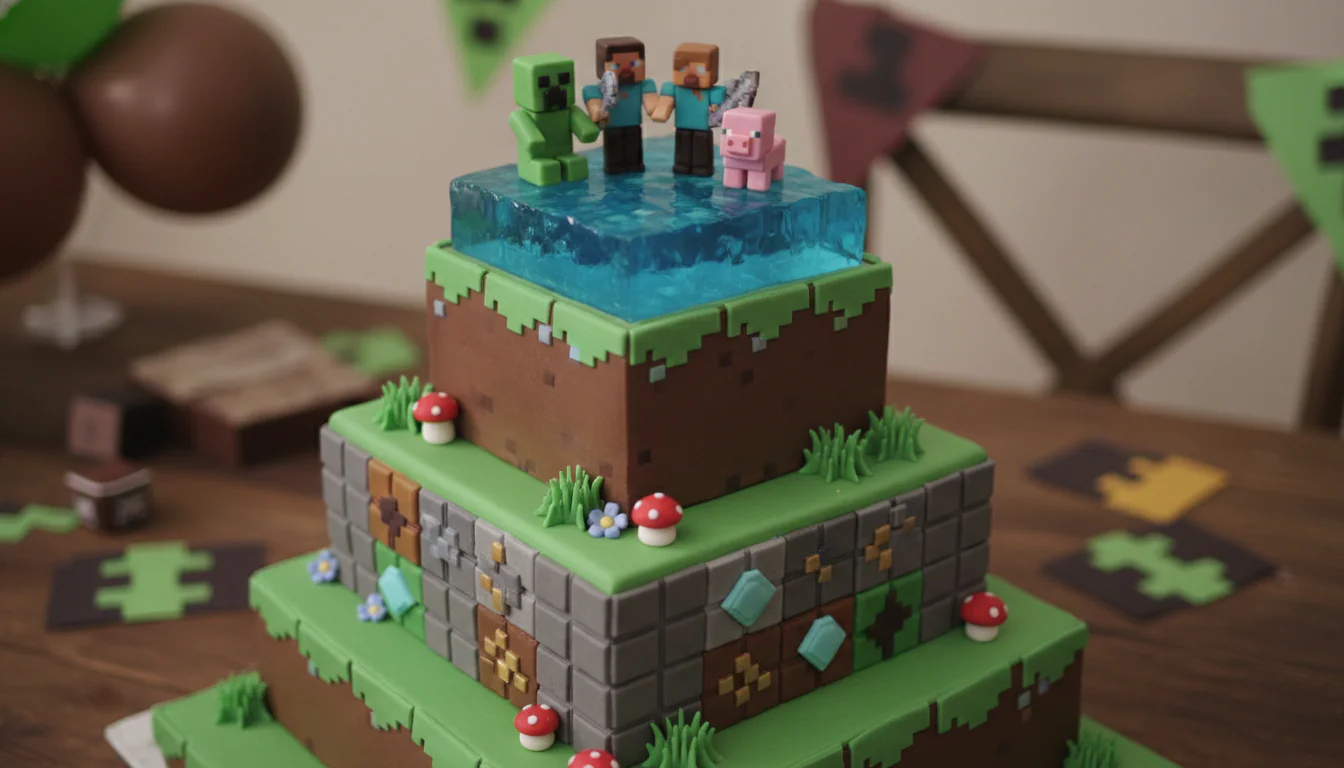 Bolo Minecraft: dicas e inspirações criativas