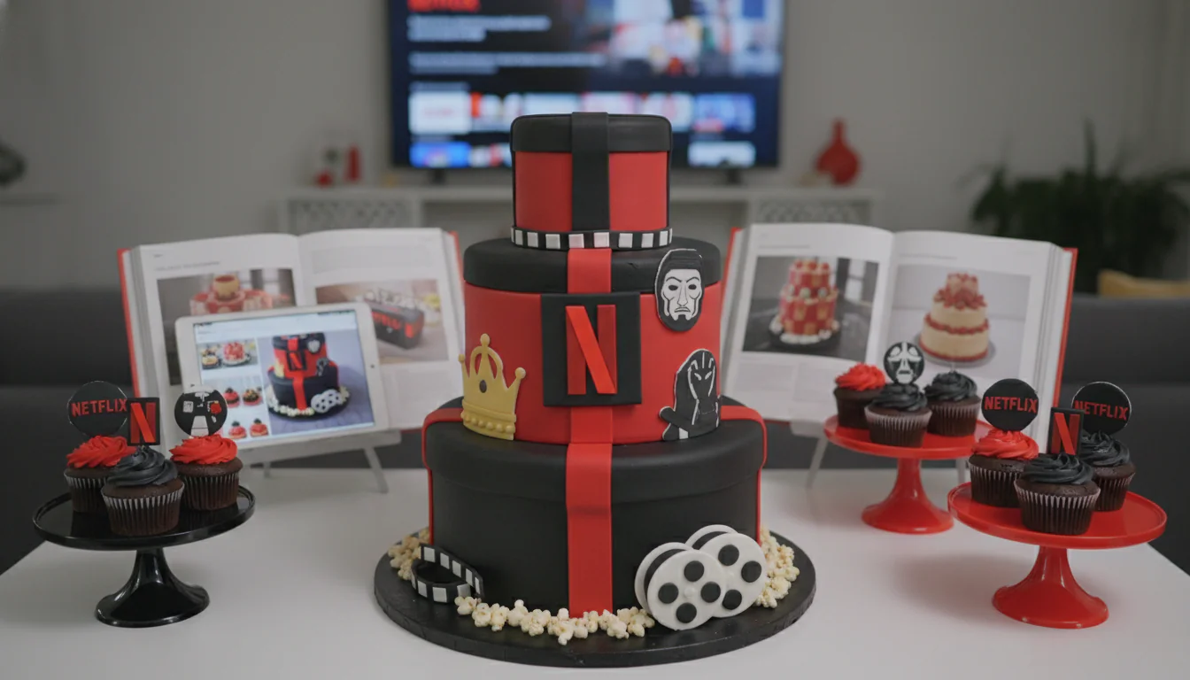 Bolo Netflix: fotos e tutoriais para curtir