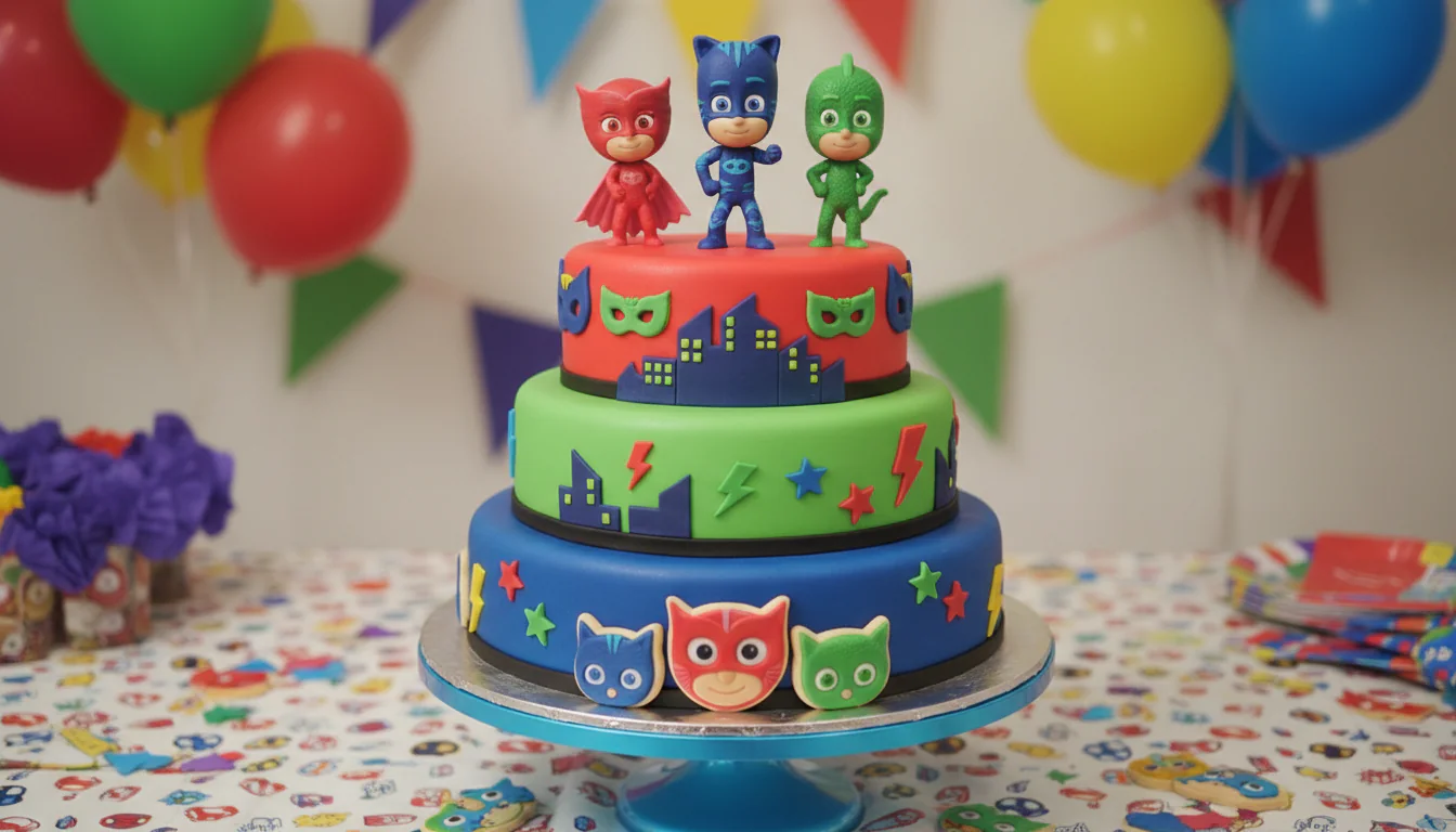 Bolo PJ Masks: inspirações incríveis para festa radical