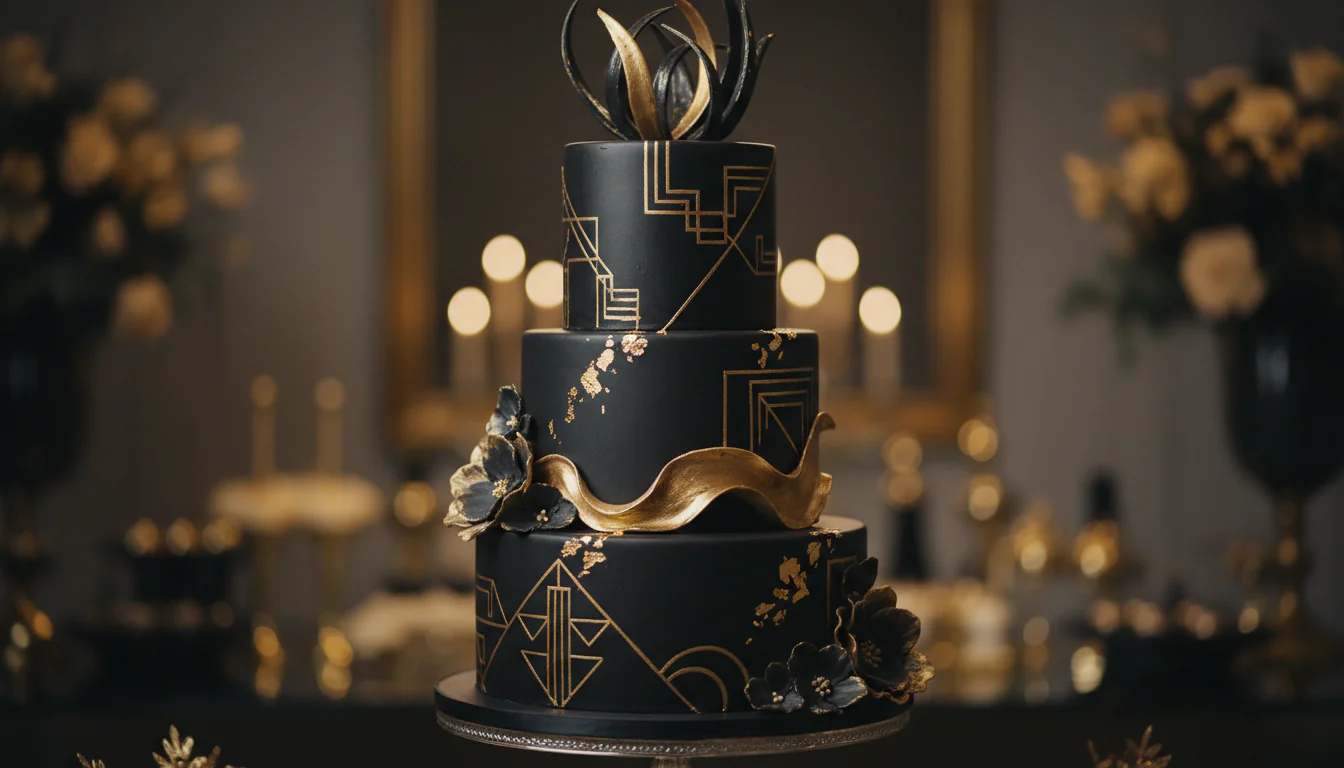 Bolo preto e dourado: ideias para fugir do básico