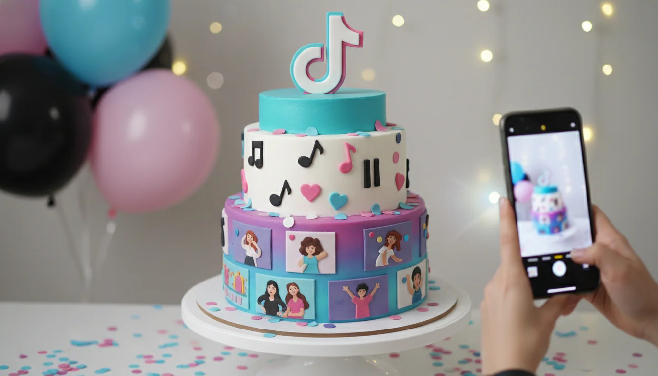 Bolo Tik Tok: ideias e tutoriais para festa
