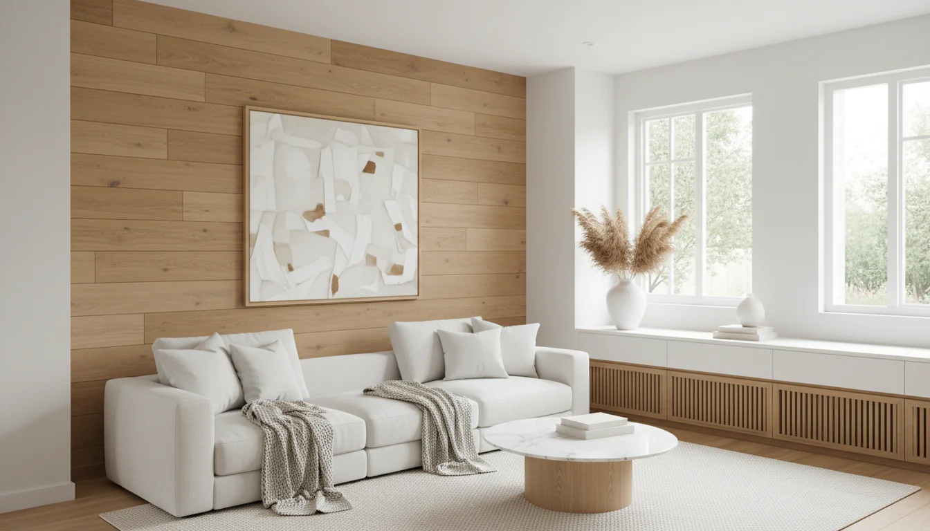 Branco e madeira: combinação que dá certo