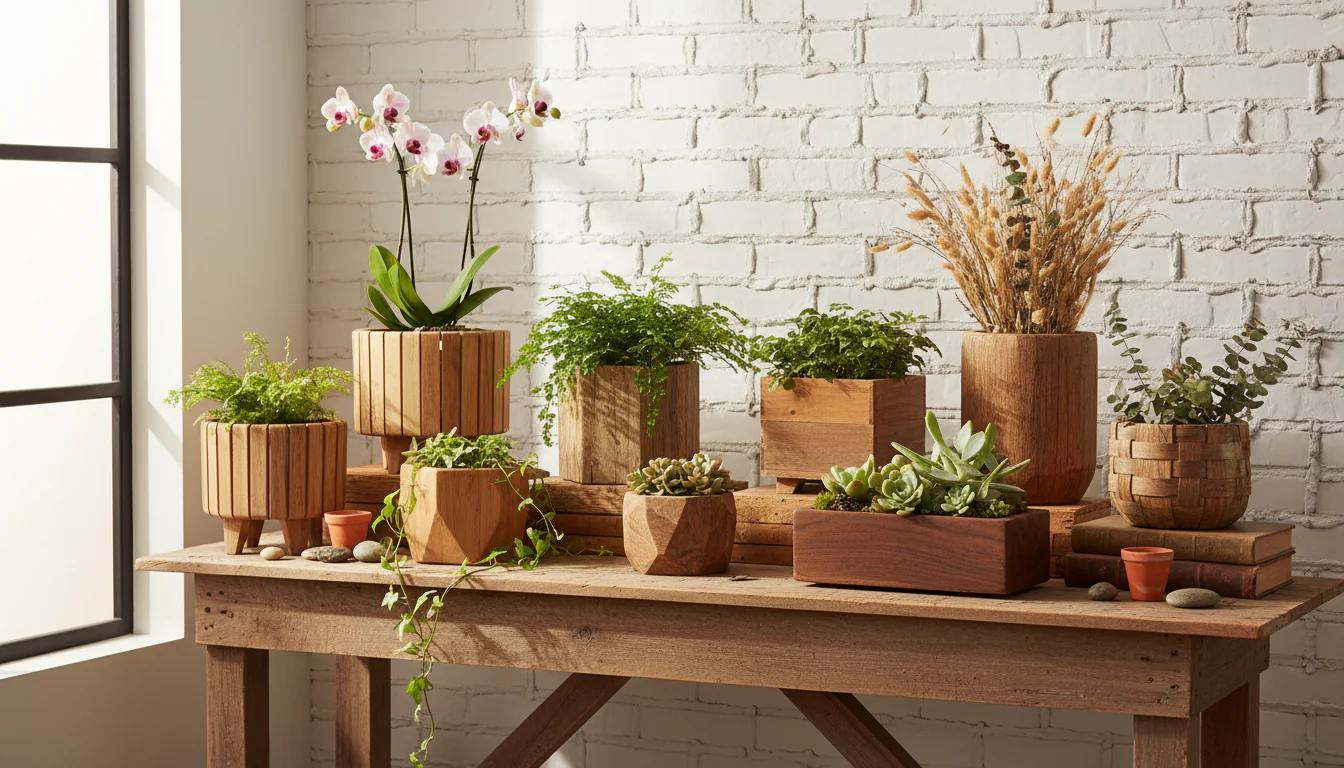 Cachepot de madeira: opções lindas para decoração