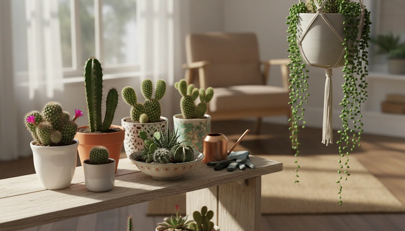 Cactos dentro de casa: tipos ideais e cuidados Cactos dentro de casa: tipos ideais e cuidados