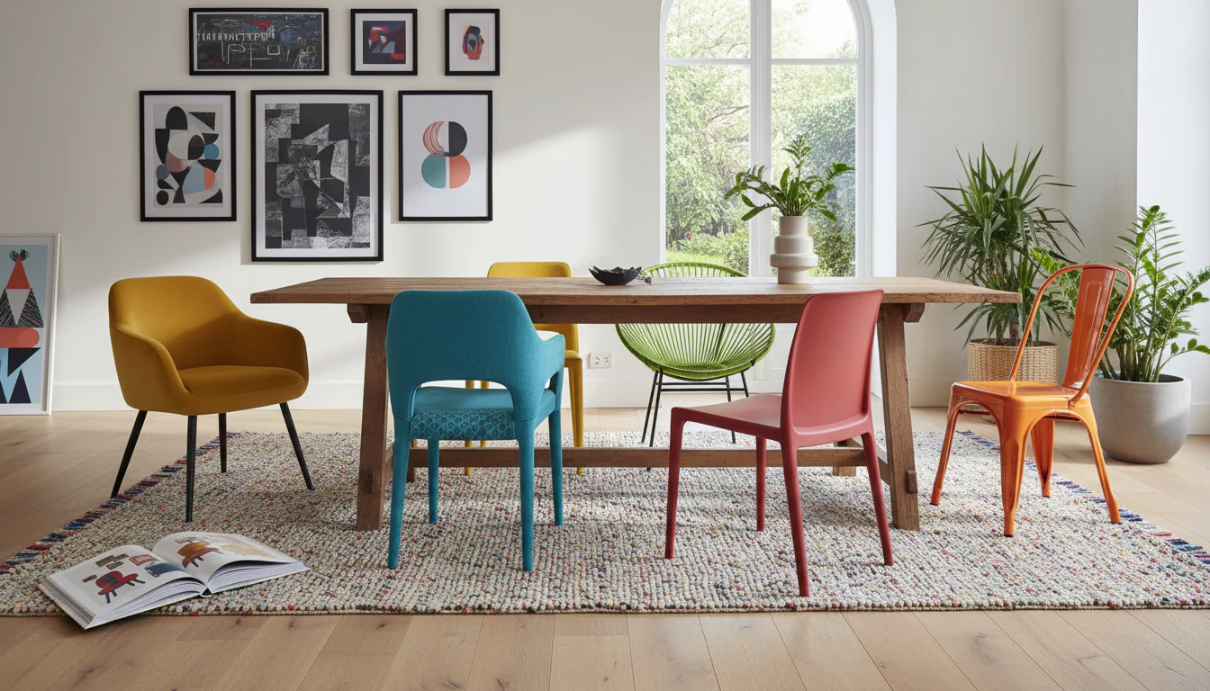 Cadeiras coloridas: inspirações para renovar casa Cadeiras coloridas: inspirações para renovar casa
