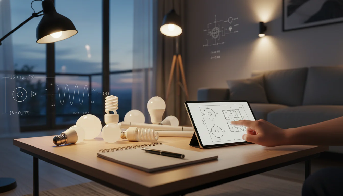 Cálculo de lâmpadas: como fazer para ambientes