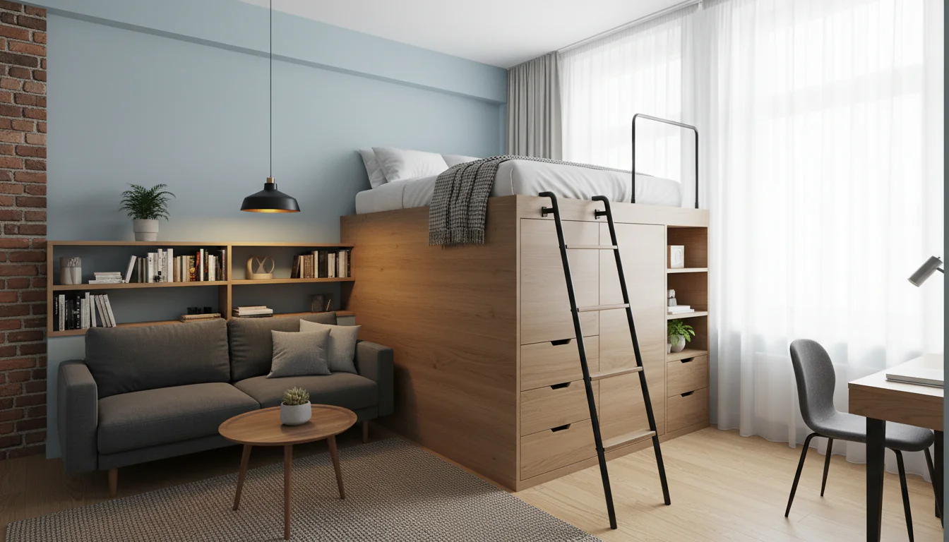 Cama mezanino: fotos mostram otimização de espaço Cama mezanino: fotos mostram otimização de espaço