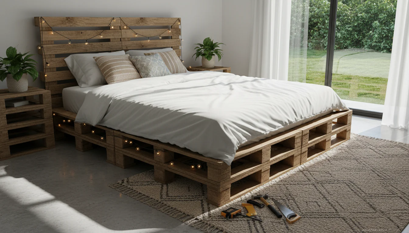 Cama de pallet: modelos para inspirar e fazer