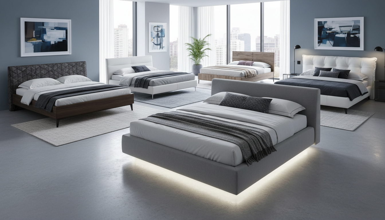 Camas de casal modernas: tamanhos e modelos