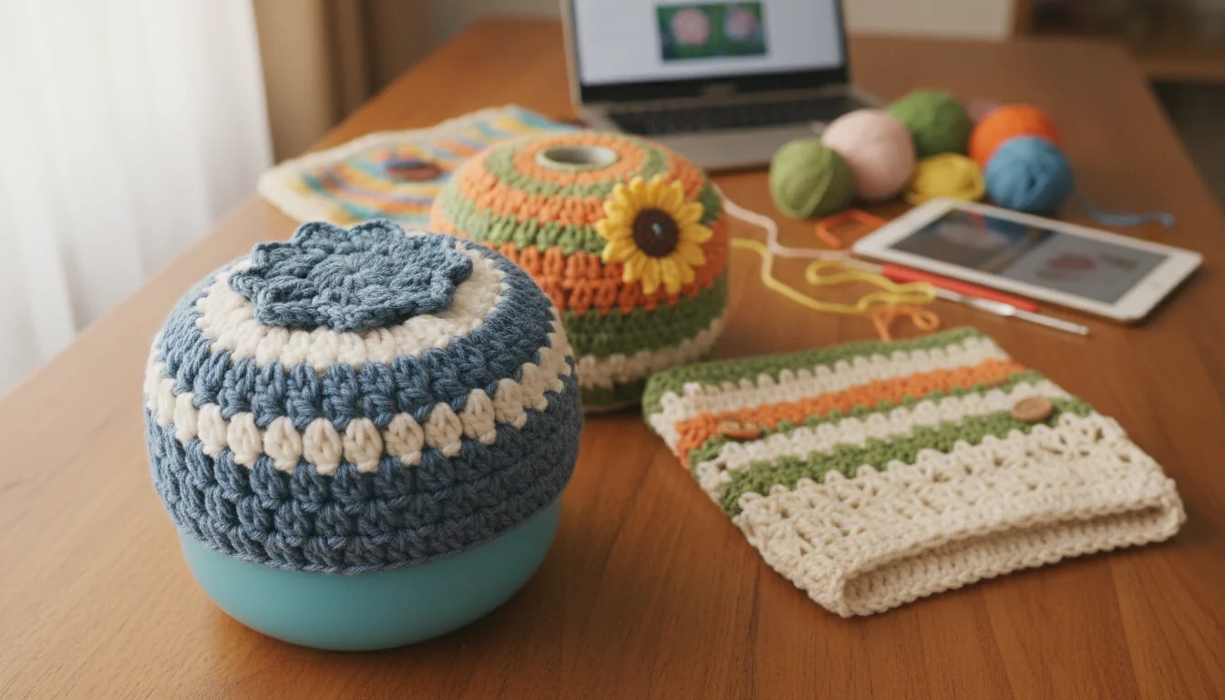 Capa de botijão de crochê: ideias e tutoriais