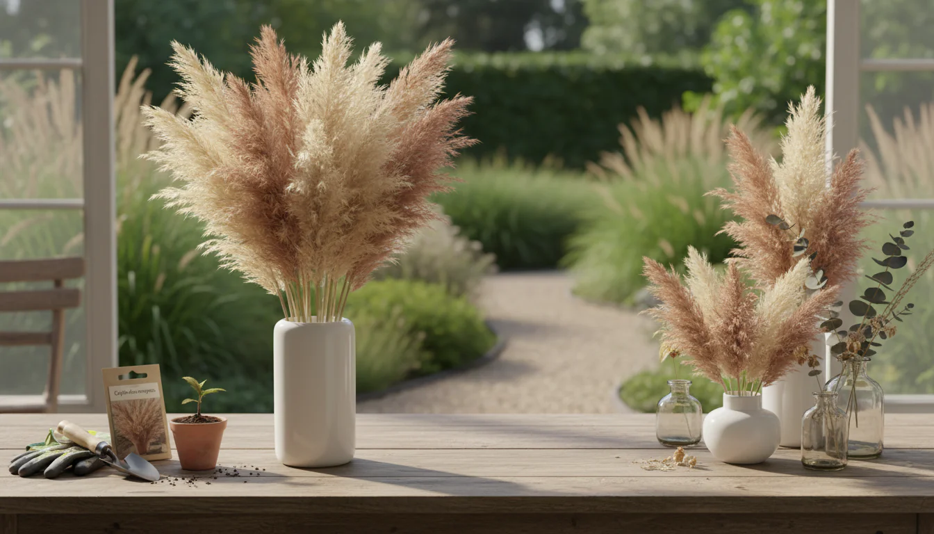 Capim-dos-pampas: como cultivar e ideias arranjos