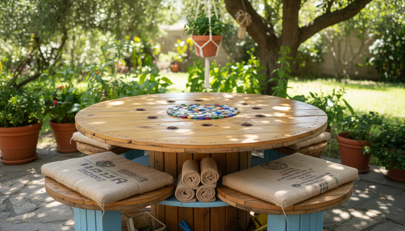 Carretel de Madeira: ideias para reaproveitar material