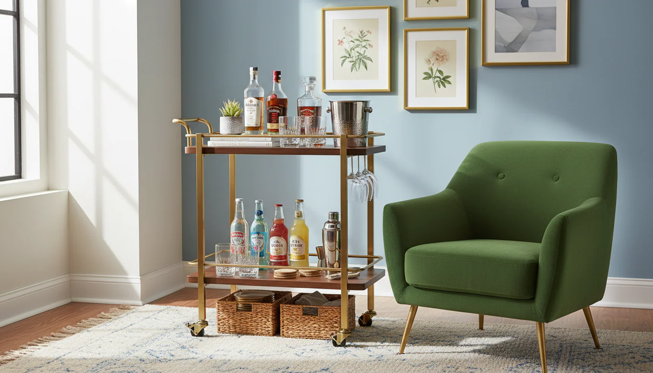 Carrinho bar: ideias para decorar casa Carrinho bar: ideias para decorar casa