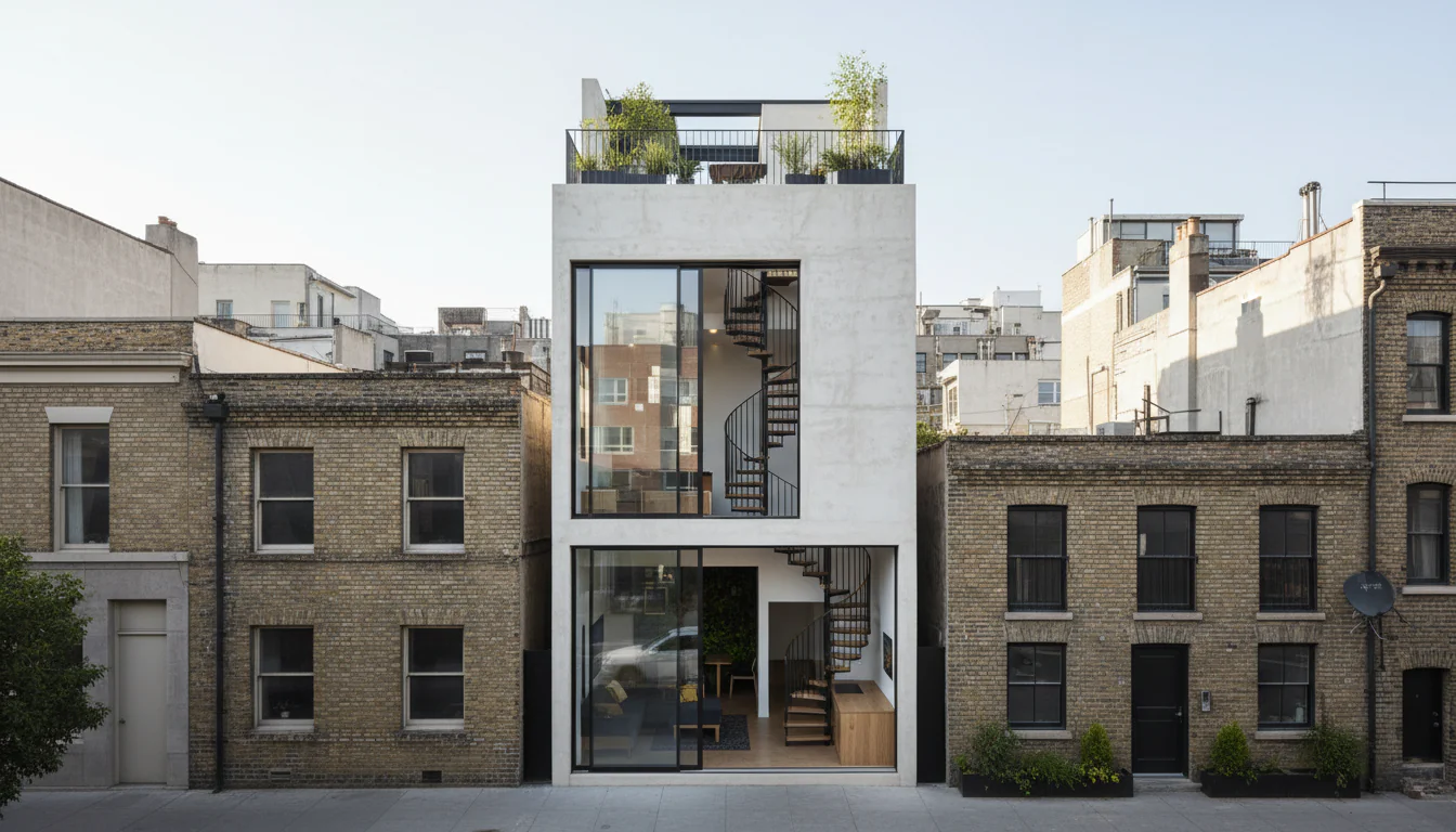 Casa com largura reduzida: aproveitamento máximo