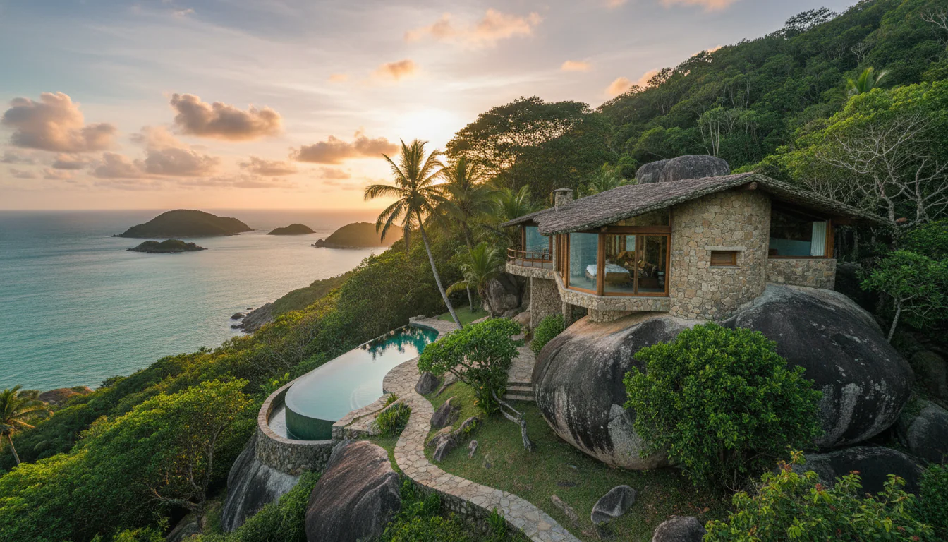 Casa da Pedra: arquitetura e paisagem em Ilhabela