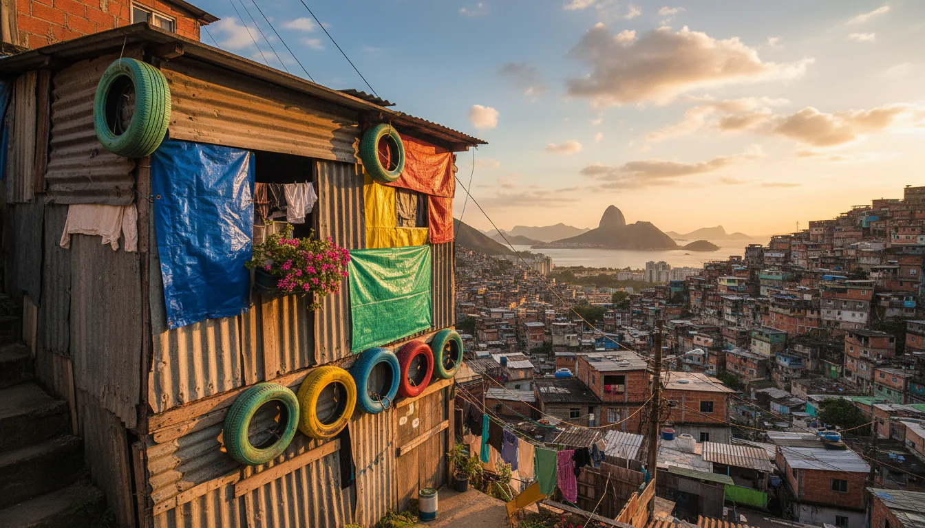 Barraco em favela: concorre a prêmio mundial Barraco em favela: concorre a prêmio mundial