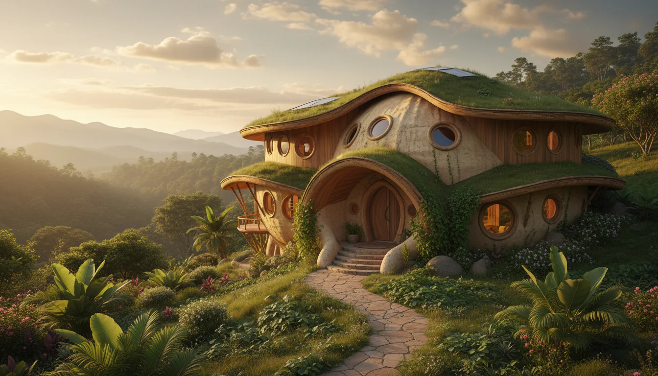 Casa Orgânica: moradia em forma de amendoim Casa Orgânica: moradia em forma de amendoim