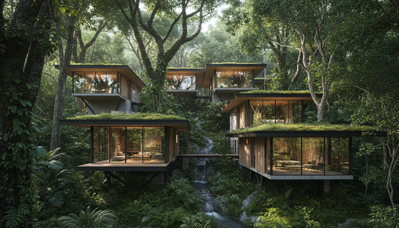 Casas no meio da mata: arquitetura integrada