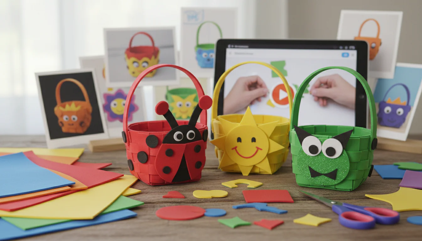 Cestinha de EVA: vídeos e ideias criativas