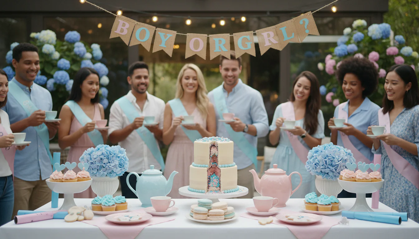 Chá revelação: como organizar e ideias Chá revelação: como organizar e ideias