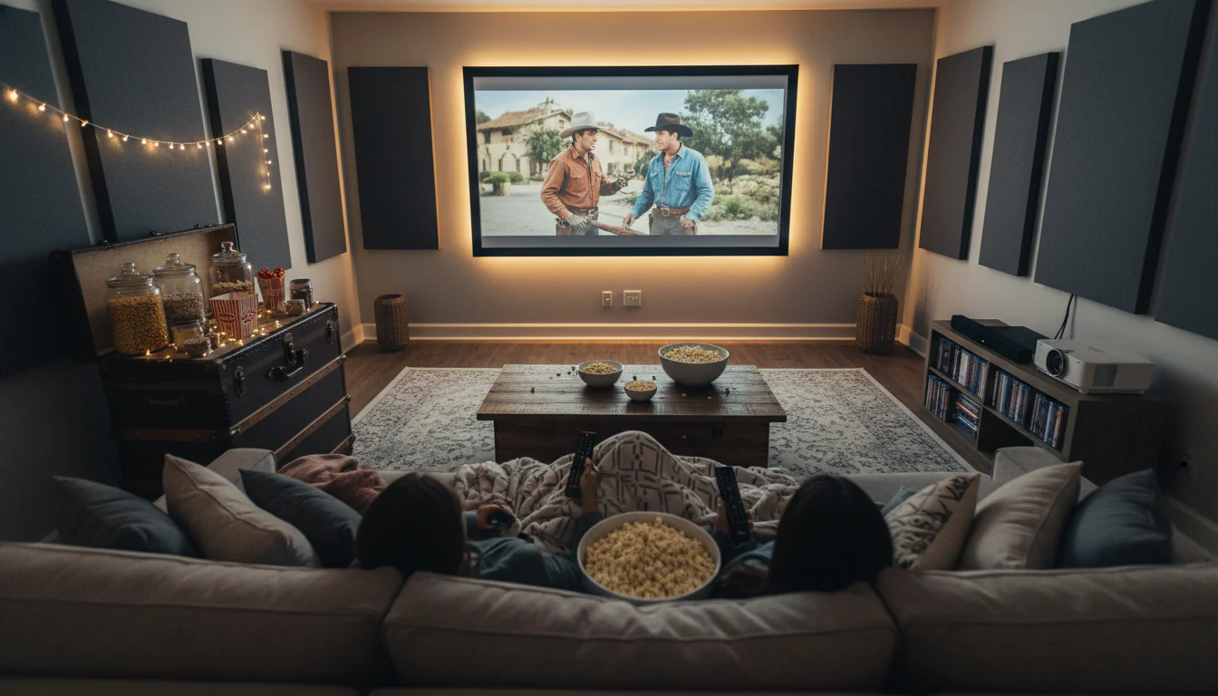 Cinema em casa: dicas e projetos para estourar pipoca
