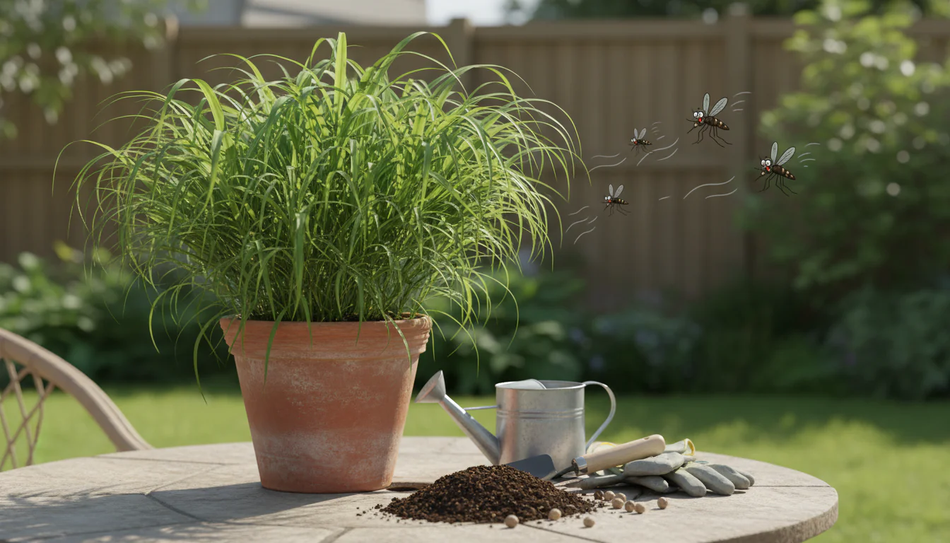 Citronela: como cultivar planta que espanta mosquitos