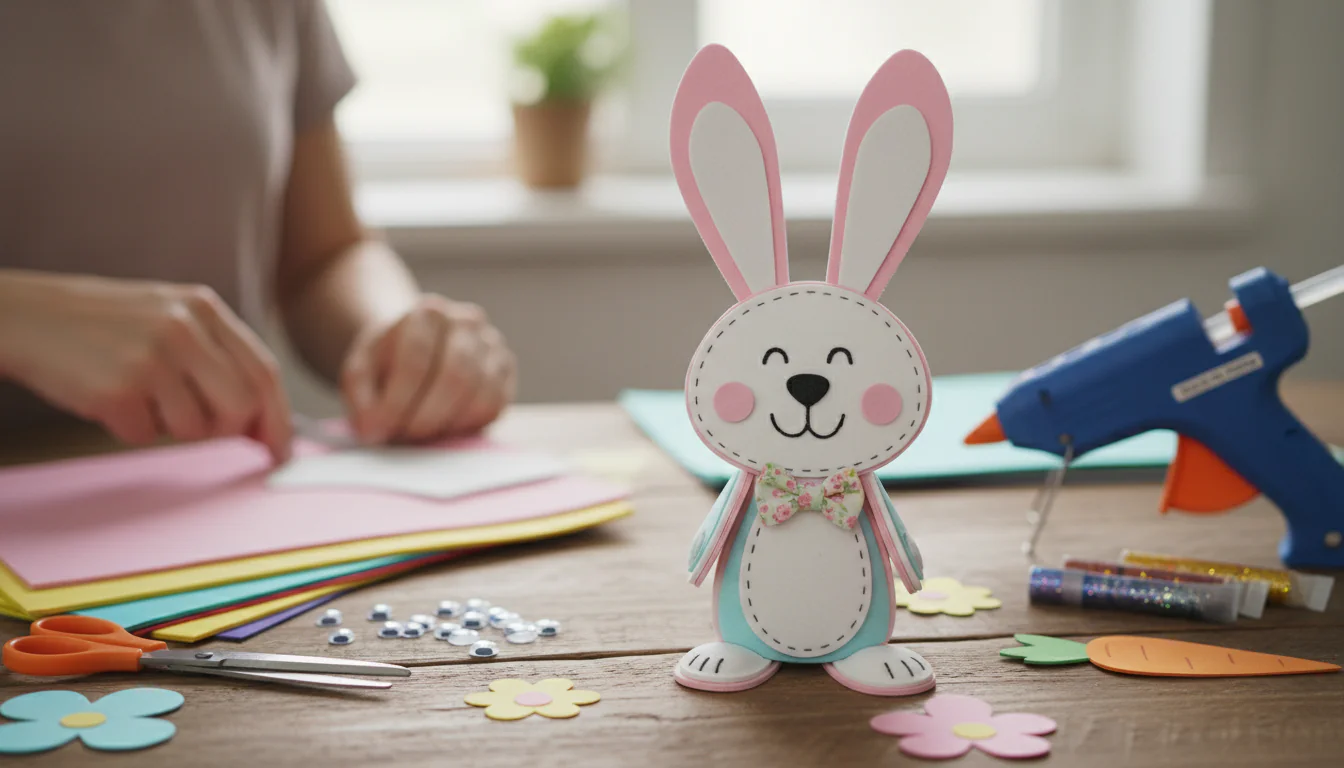 Coelho de EVA: ideias e passo a passo simples Coelho de EVA: ideias e passo a passo simples