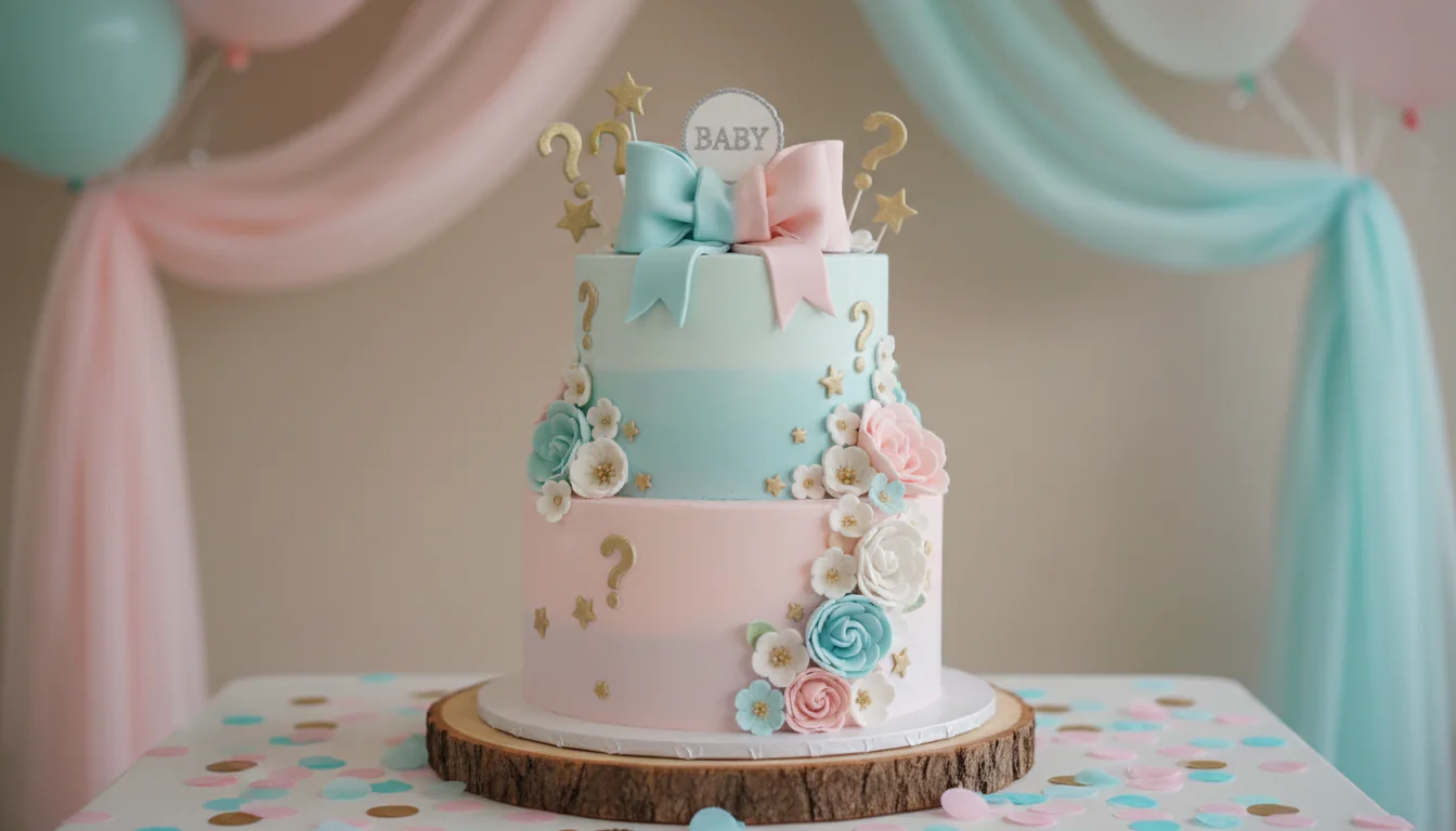 Bolo para chá revelação: inspirações lindas Bolo para chá revelação: inspirações lindas