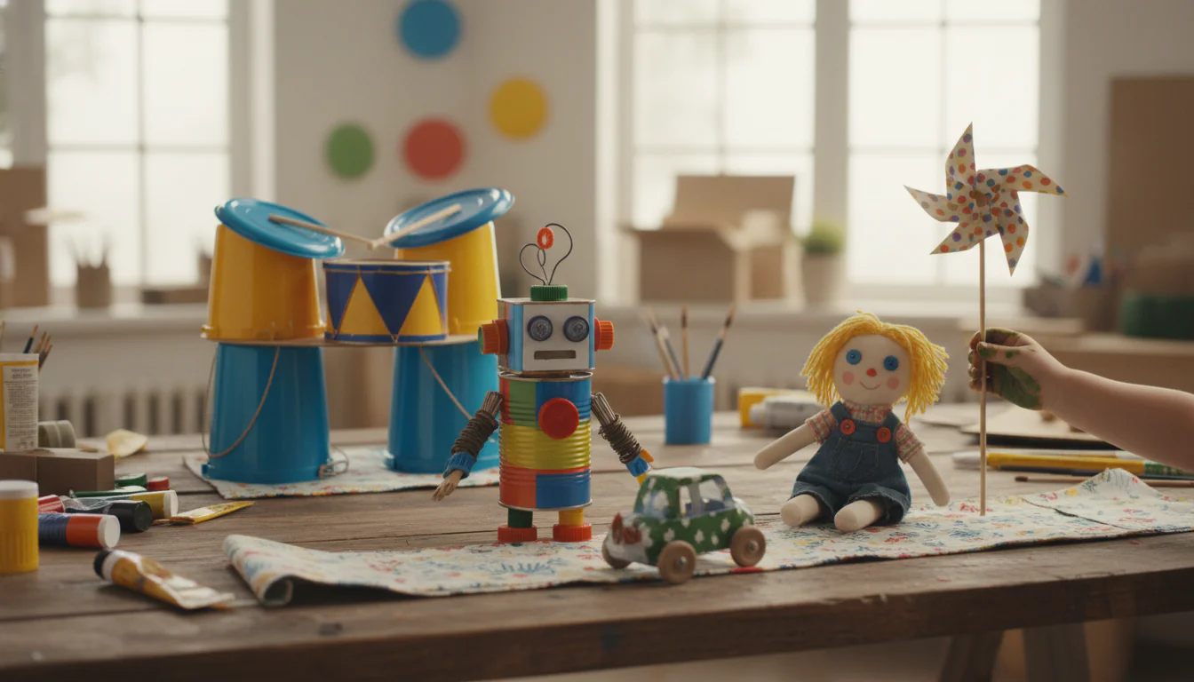 Brinquedos reciclados: opções criativas para crianças Brinquedos reciclados: opções criativas para crianças