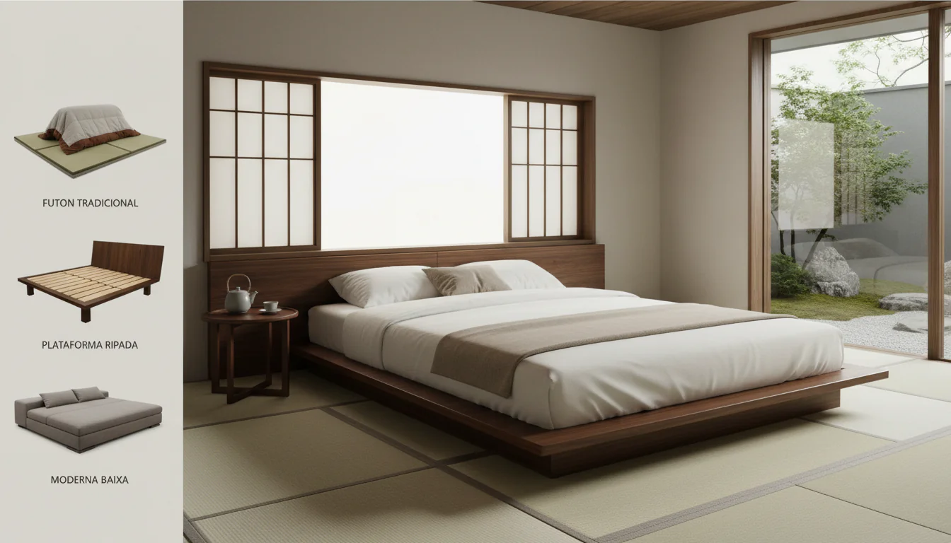Cama japonesa: vantagens e desvantagens com modelos Cama japonesa: vantagens e desvantagens com modelos