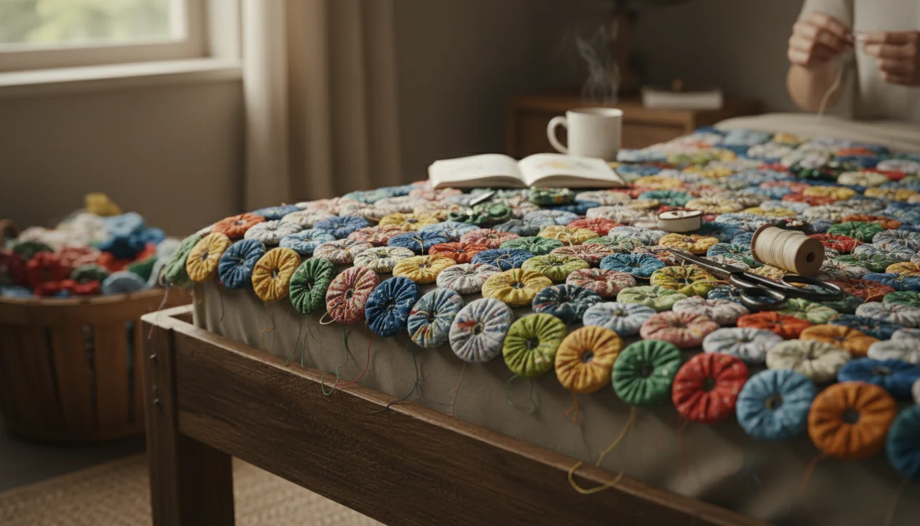 Colcha de fuxico: lindas ideias e passo a passo