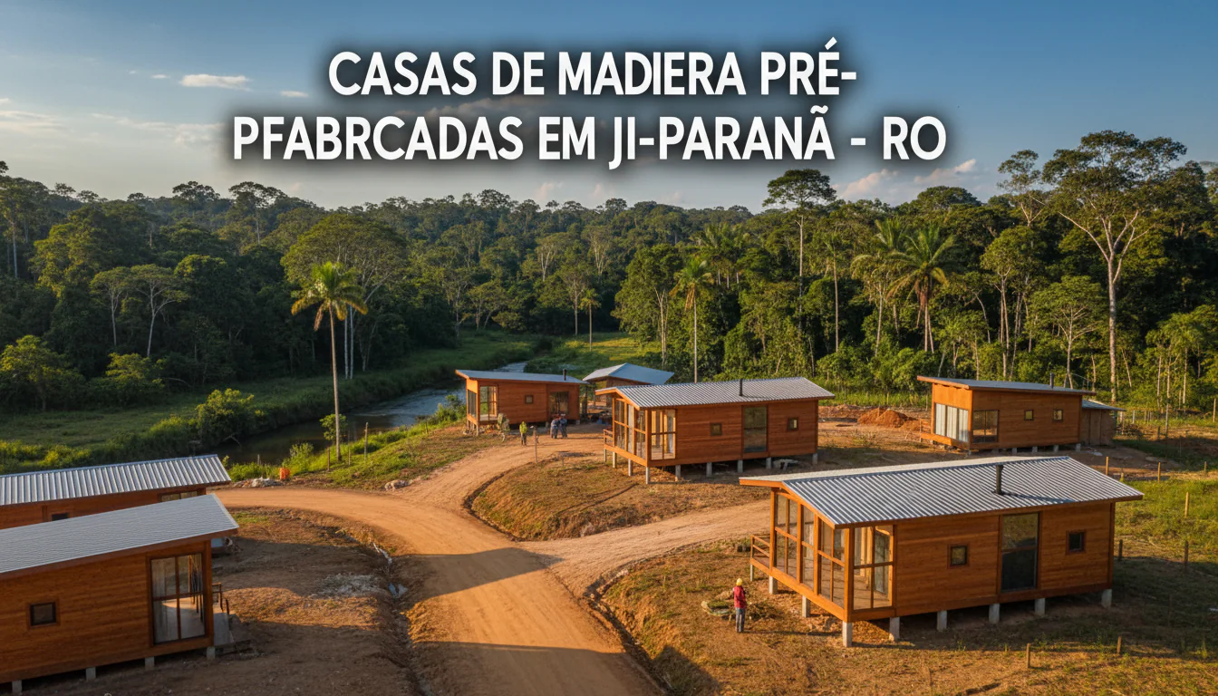 Casas de Madeira Pré-Fabricadas em Ji-Paraná – RO Casas de Madeira Pré-Fabricadas em Ji-Paraná – RO