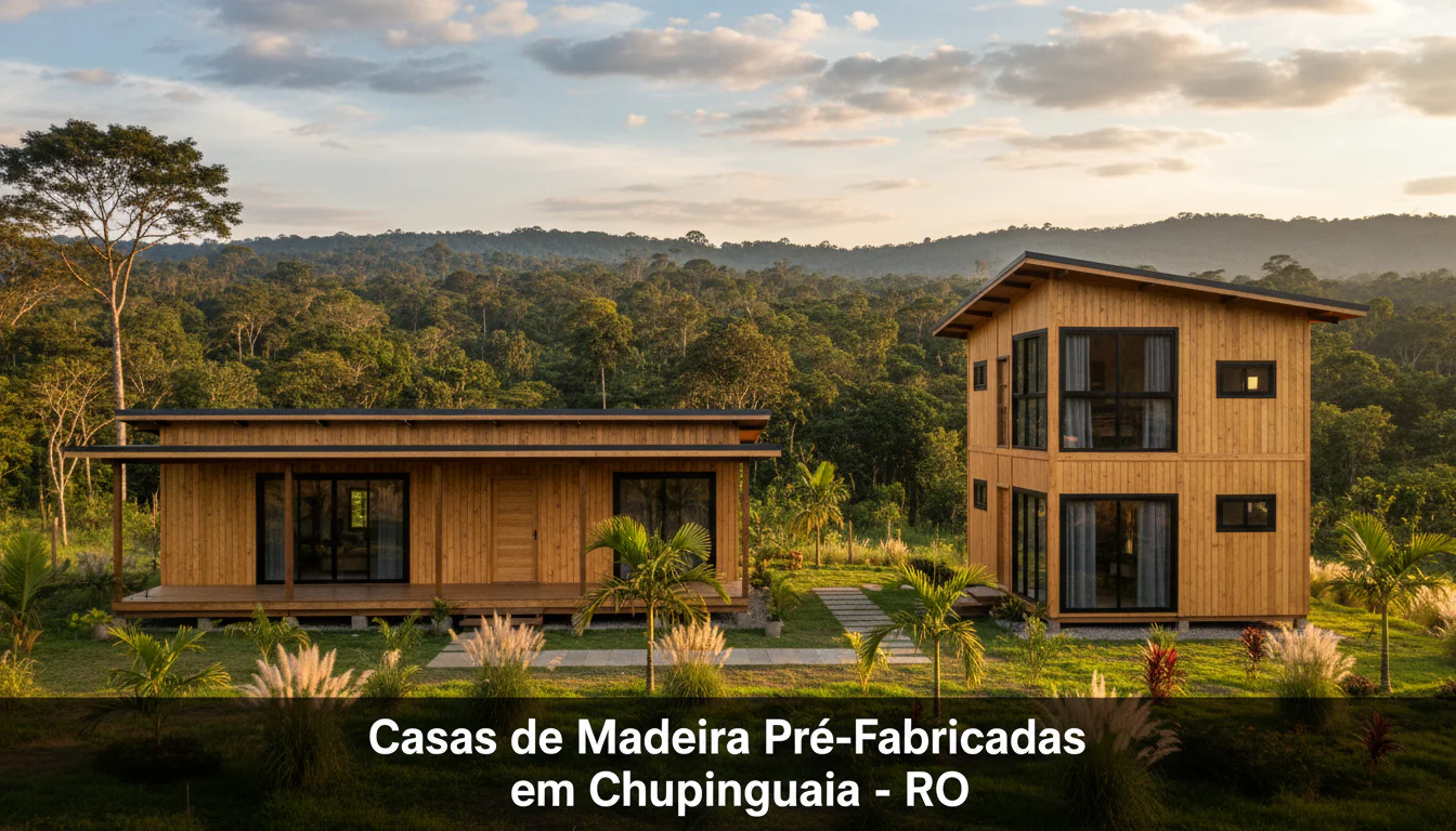 Casas de Madeira Pré-Fabricadas em Chupinguaia – RO Casas de Madeira Pré-Fabricadas em Chupinguaia – RO