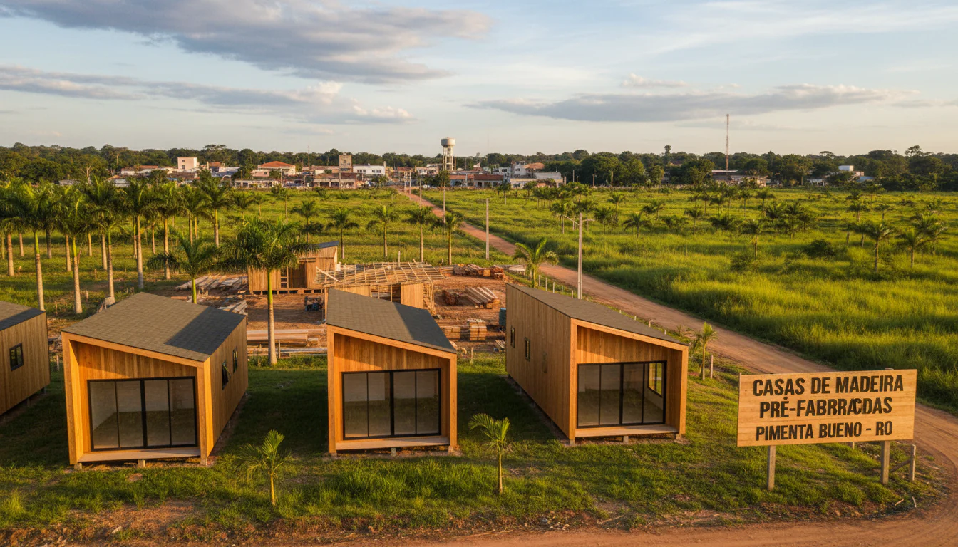 Casas de Madeira Pré-Fabricadas em Pimenta Bueno – RO Casas de Madeira Pré-Fabricadas em Pimenta Bueno – RO