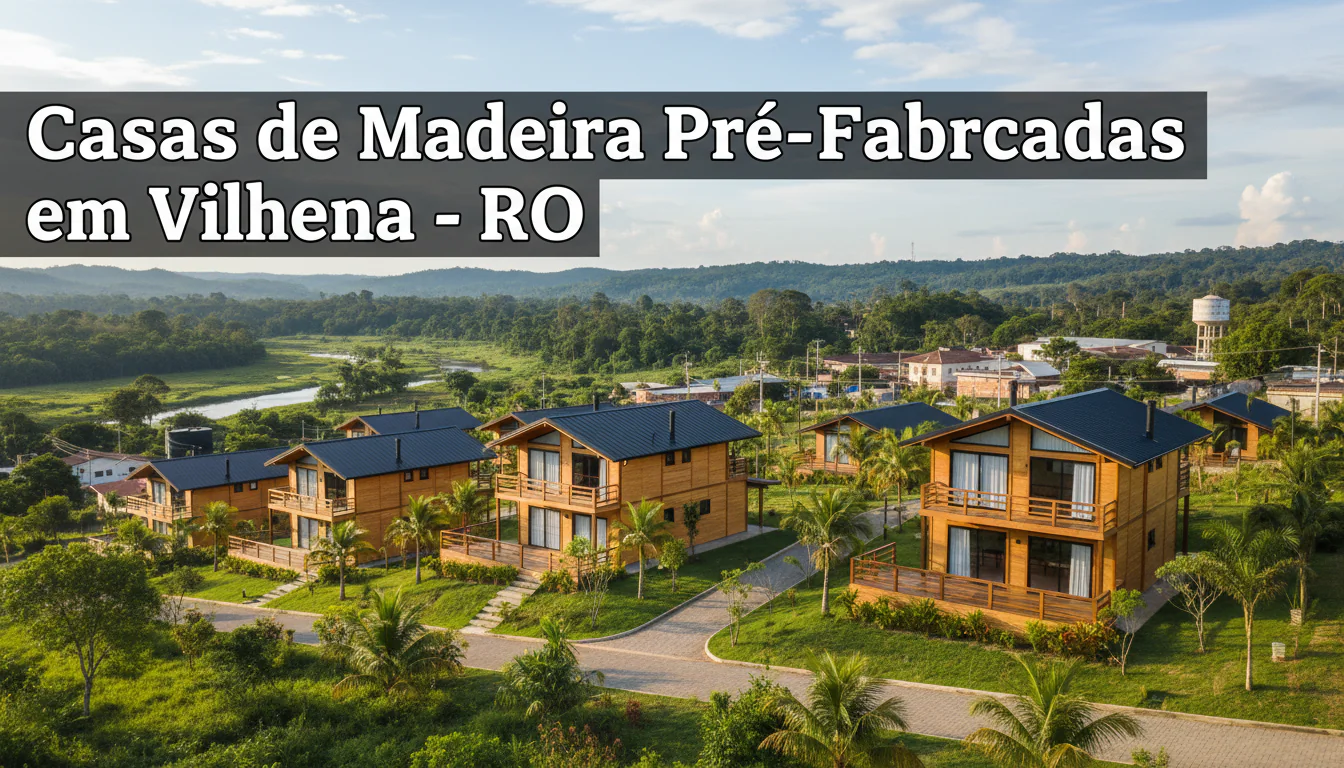 Casas de Madeira Pré-Fabricadas em Vilhena – RO Casas de Madeira Pré-Fabricadas em Vilhena – RO