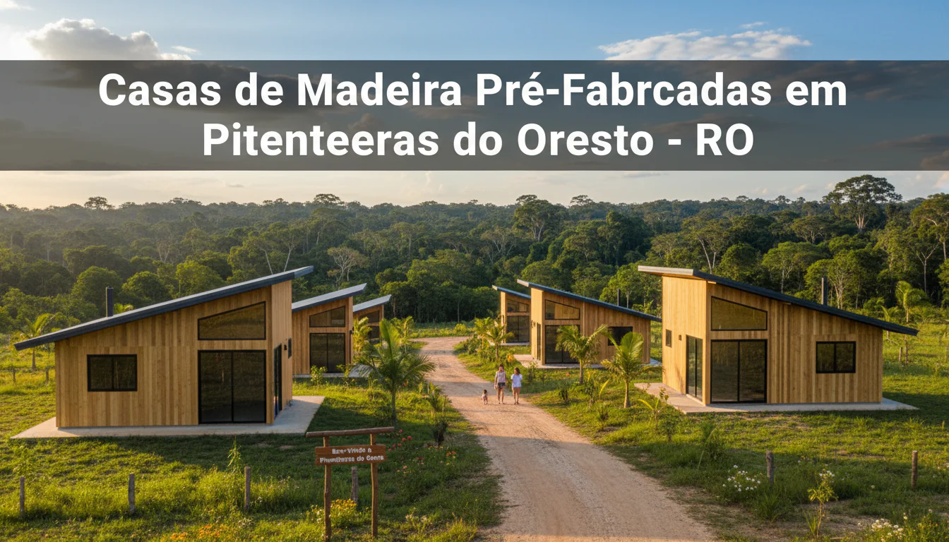 Casas de Madeira Pré-Fabricadas em Pimenteiras do Oeste – RO Casas de Madeira Pré-Fabricadas em Pimenteiras do Oeste – RO