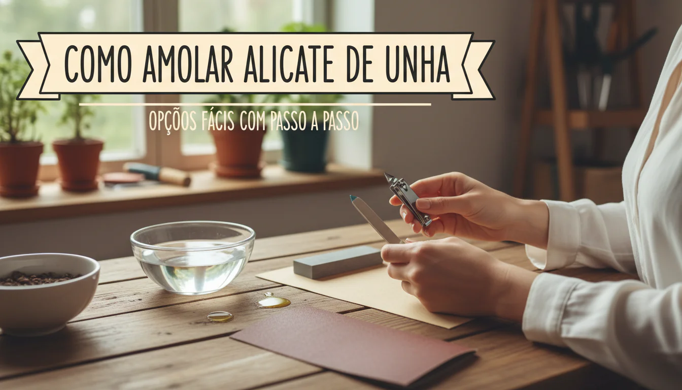 Como amolar alicate de unha: opções fáceis com passo a passo Como amolar alicate de unha: opções fáceis com passo a passo