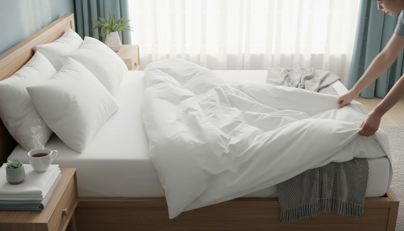 Como arrumar a cama rápido: truques simples e práticos