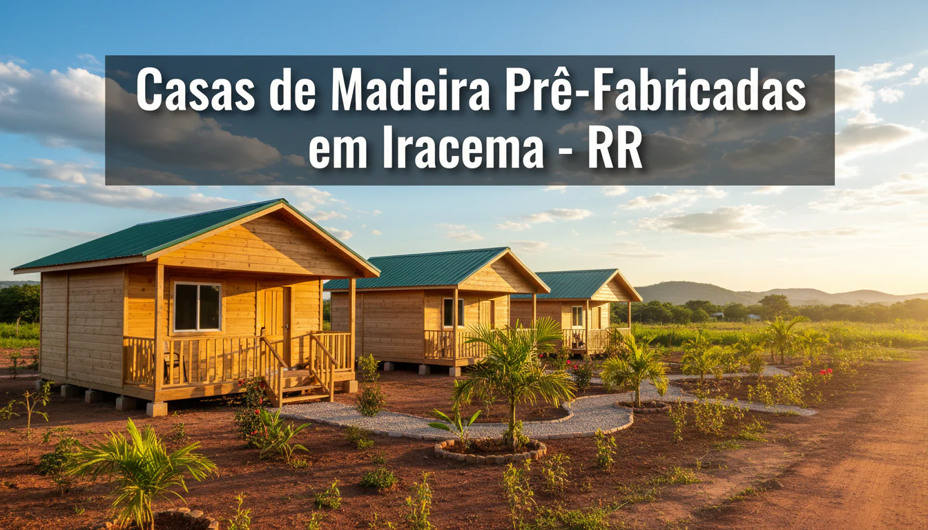 Casas de Madeira Pré-Fabricadas em Iracema – RR