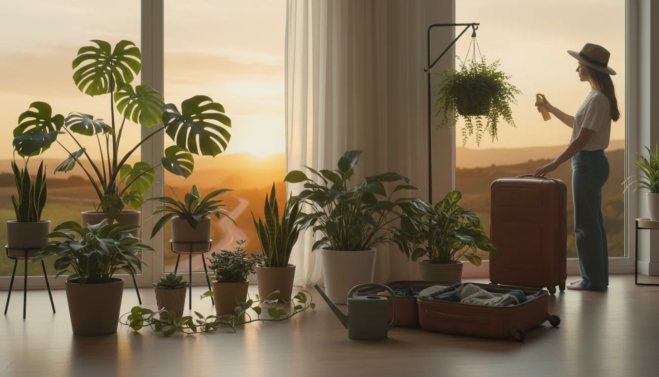 Como cuidar das plantas durante viagem de férias