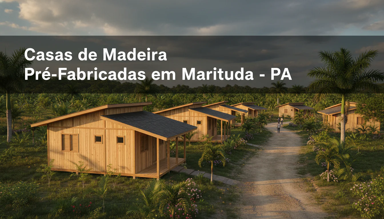 Casas de Madeira Pré-Fabricadas em Marituba – PA