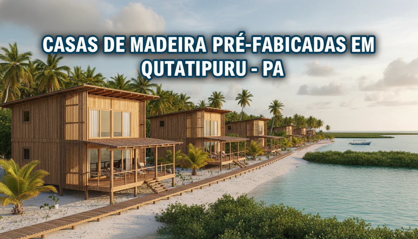 Casas de Madeira Pré-Fabricadas em Quatipuru – PA