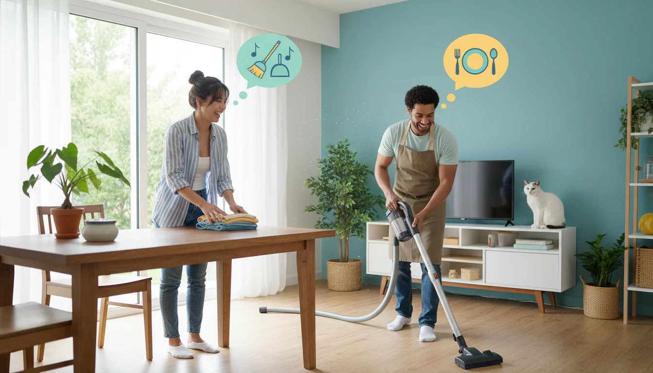 Como dividir tarefas domésticas: sem stress