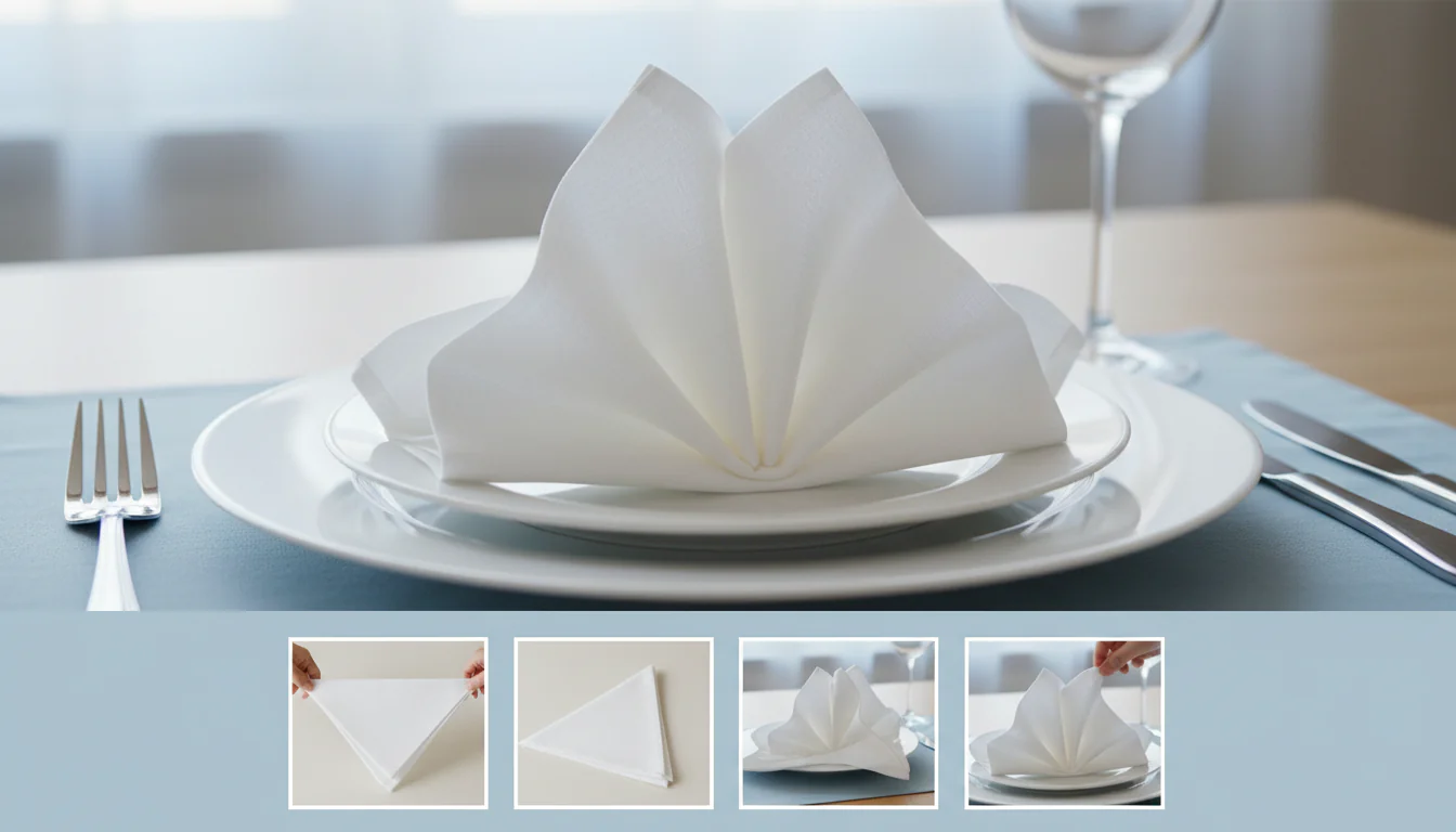 Como dobrar guardanapo: passo a passo fácil e descomplicado