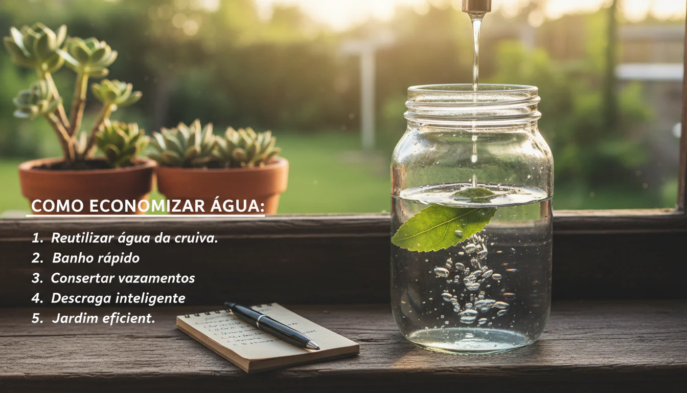 Como economizar água: dicas para implementar