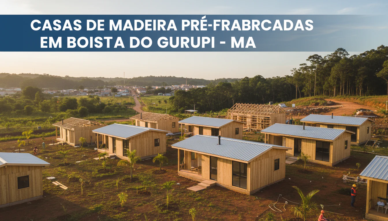 Casas de Madeira Pré-Fabricadas em Boa Vista do Gurupi – MA Casas de Madeira Pré-Fabricadas em Boa Vista do Gurupi – MA