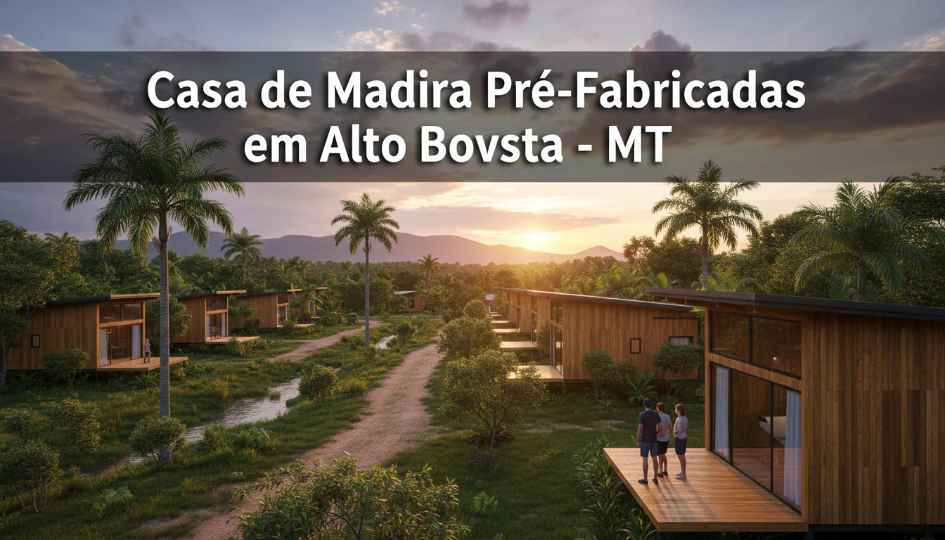 Casas de Madeira Pré-Fabricadas em Alto Boa Vista – MT Casas de Madeira Pré-Fabricadas em Alto Boa Vista – MT